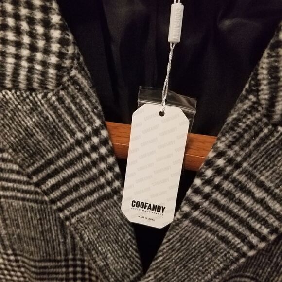 Men's Slim Fit Trench Coat Double Breasted Overcoats Lapel Collar Jacke - Picture 6 of 17